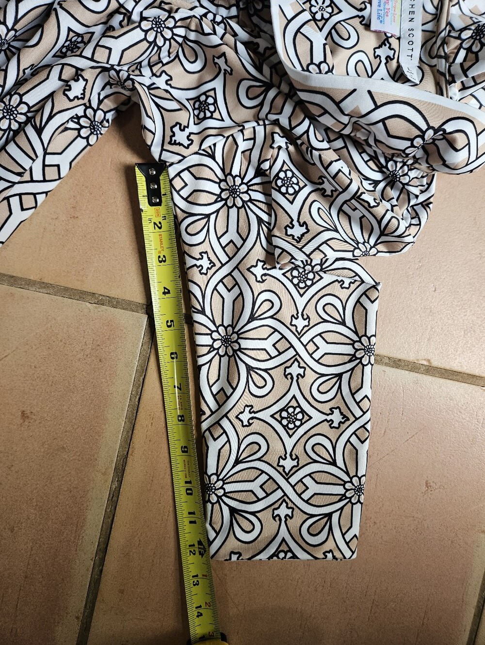 Gretchen Scott Jersey Ruffneck Dress In Piazza Print - Picture 12 of 15